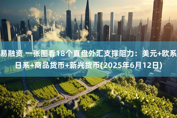 易融资 一张图看18个直盘外汇支撑阻力：美元+欧系日系+商品货币+新兴货币(2025年6月12日)